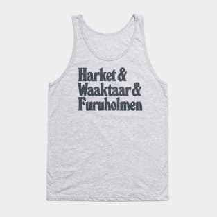 A-ha Names List Fan Design Tank Top